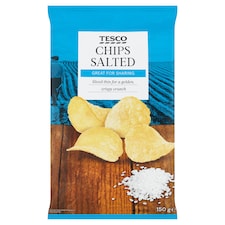 Tesco Smažené zemiakové lupienky solené 150 g