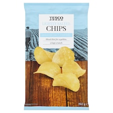 Tesco Smažené zemiakové lupienky jemne solené 150 g