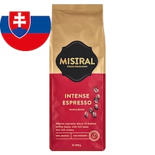 Mistral Intense Espresso pražená zrnková káva 400 g