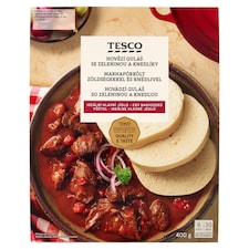 Tesco Hovädzí guláš so zeleninou a knedľou 400 g