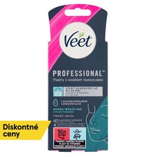 Veet Professional Voskové pásiky na tvár pre citlivú pokožku 40 ks