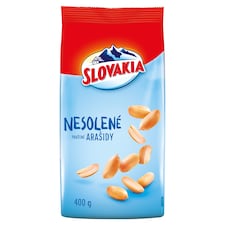 Slovakia Nesolené pražené arašidy 400 g