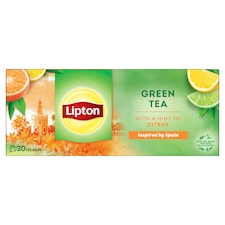 Lipton Green Tea Citrus zelený aromatizovaný čaj 20 vrecúšok 26 g