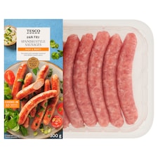 Tesco Pan Fry bravčová klobása v španielskom štýle 300 g