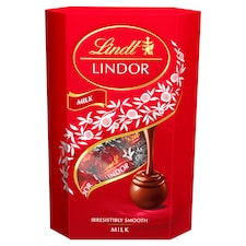 Lindt Lindor Mliečna čokoláda s jemnou tekutou náplňou 137 g