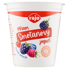 Rajo Mňam Smotanový jogurt lesné ovocie 145 g