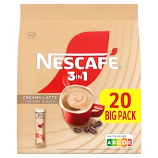 NESCAFÉ 3IN1 Creamy Rozpustná káva, 20 x 15 g