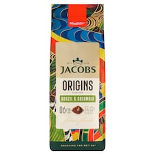 Jacobs Origins Fusion Brazil & Colombia káva pražená mletá 200 g