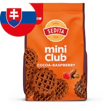 Sedita Mini Club kakaovo-malinové 160 g