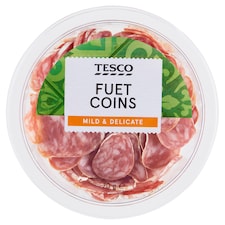 Tesco Fuet Coins 70 g