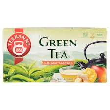 TEEKANNE Green Tea Ginger-Mango, zelený čaj, 20 vrecúšok, 35 g