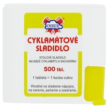 Imber Cyklamátové sladidlo univerzálne 500 tabliet 30 g