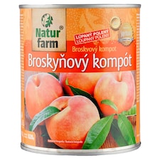 Natur Farm Broskyňový kompót 820 g