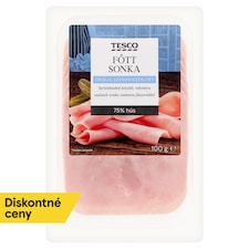 Tesco Bravčová šunka štandard krájaná 100 g