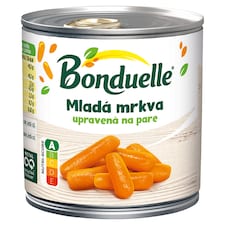 Bonduelle Mladá mrkva upravená na pare 155 g