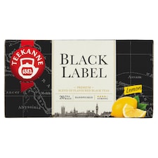 Teekanne Black Label Lemon čierny čaj s pravou citrónovou šťavou 20 x 1,65 g (33 g)