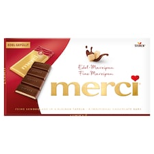merci horká čokoláda s marcipánovou náplňou 112 g