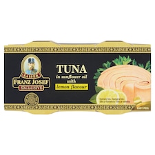 Franz Josef Kaiser Exclusive Tuniak v slnečnicovom oleji s príchuťou citróna 2 x 80 g (160 g)