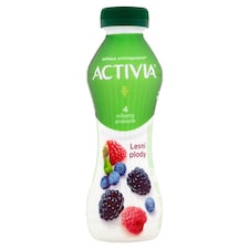 Activia jogurtový nápoj lesné ovocie 310 g