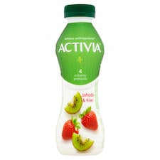 Activia jogurtový nápoj jahoda a kiwi 310 g