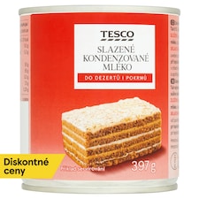 Tesco Sladené kondenzované mlieko 397 g