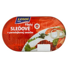 Łosoś Ustka Filety sleďové v paradajkovej omáčke 175 g
