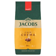 Jacobs Café Crema Gold káva pražená zrnková 1000 g
