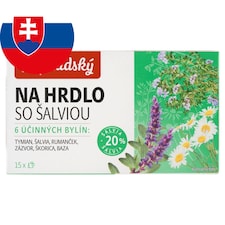 Popradský Na hrdlo so šalviou bylinný čaj 15 x 1.5 g (22.5 g)