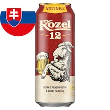 Velkopopovický Kozel 12 pivo ležiak svetlý 500 ml