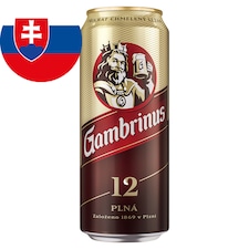 Gambrinus Plná 12 pivo ležiak svetlý 500 ml
