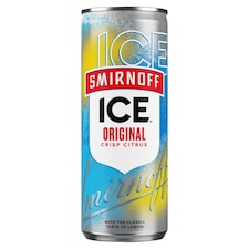 Smirnof Ice Original sýtený alkoholický nápoj s vodkou a citrónovou príchuťou 250 ml