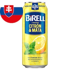 Birell 0.0 Citrón & mäta nealko radler 0,5 l