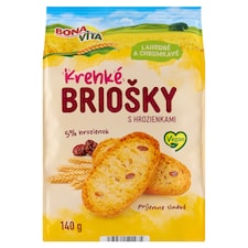 Bona Vita Krehké briošky s hrozienkami 140 g