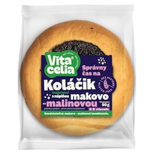 Vitacelia Koláčik bezgluténový s náplňou makovo-malinnou 90 g