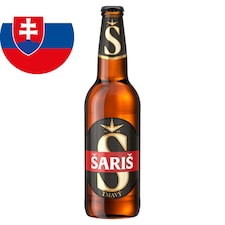 Šariš Pivo ležiak tmavý 500 ml