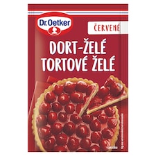 Dr. Oetker Tortové želé v prášku červené 10 g