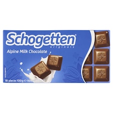 Schogetten Mliečna čokoláda z alpského mlieka 100 g