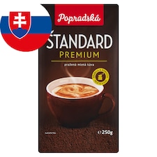 Popradská Štandard Premium pražená mletá káva 250 g