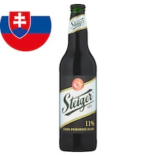 Steiger Pivo výčapný ležiak 11% tmavý 0,5 l