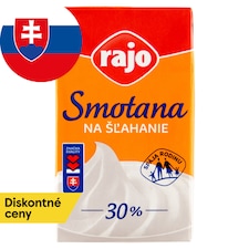 Rajo Smotana na šľahanie 30 % 250 ml