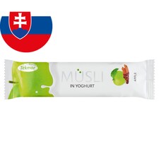 Tekmar Müsli tyčinka s jablkami a škoricou v poleve s jogurtom 30 g
