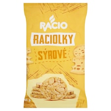 Racio Raciolky Minichlebíčky kukuričné s príchuťou syra 60 g