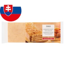 Tesco Medové pláty 4 ks 240 g