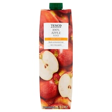 Tesco 100% jablková šťava 1 l