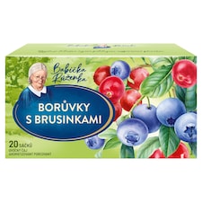 Babička Růženka Ovocný čaj s príchuťou čučoriedok s brusnicami 20 x 2 g