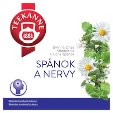 TEEKANNE Spánok a nervy, bylinná zmes, 10 vrecúšok, 20 g