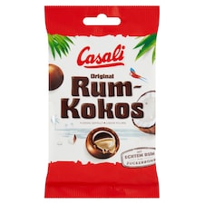 Casali Dražovaná kokosová cukrovinka s tekutou alkoholovou náplňou 100 g