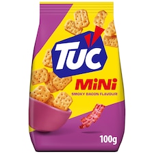 Tuc Krekry Mini s príchuťou údenej slaniny 100 g