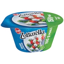 Zott Zottarella Minis Mozzarella Basil 150 g