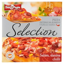 Don Peppe Selection Pizza saláma, slanina & chilli 440 g